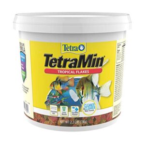 tetramin nutritionally balanced tropical flake food for tropical fish, 2.2 lbs