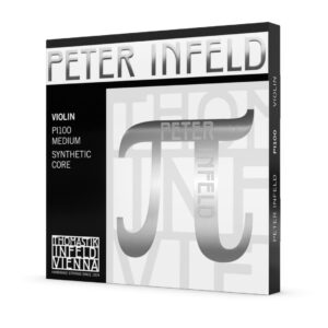 thomastik peter infeld 4/4 violin strings set with platinum e