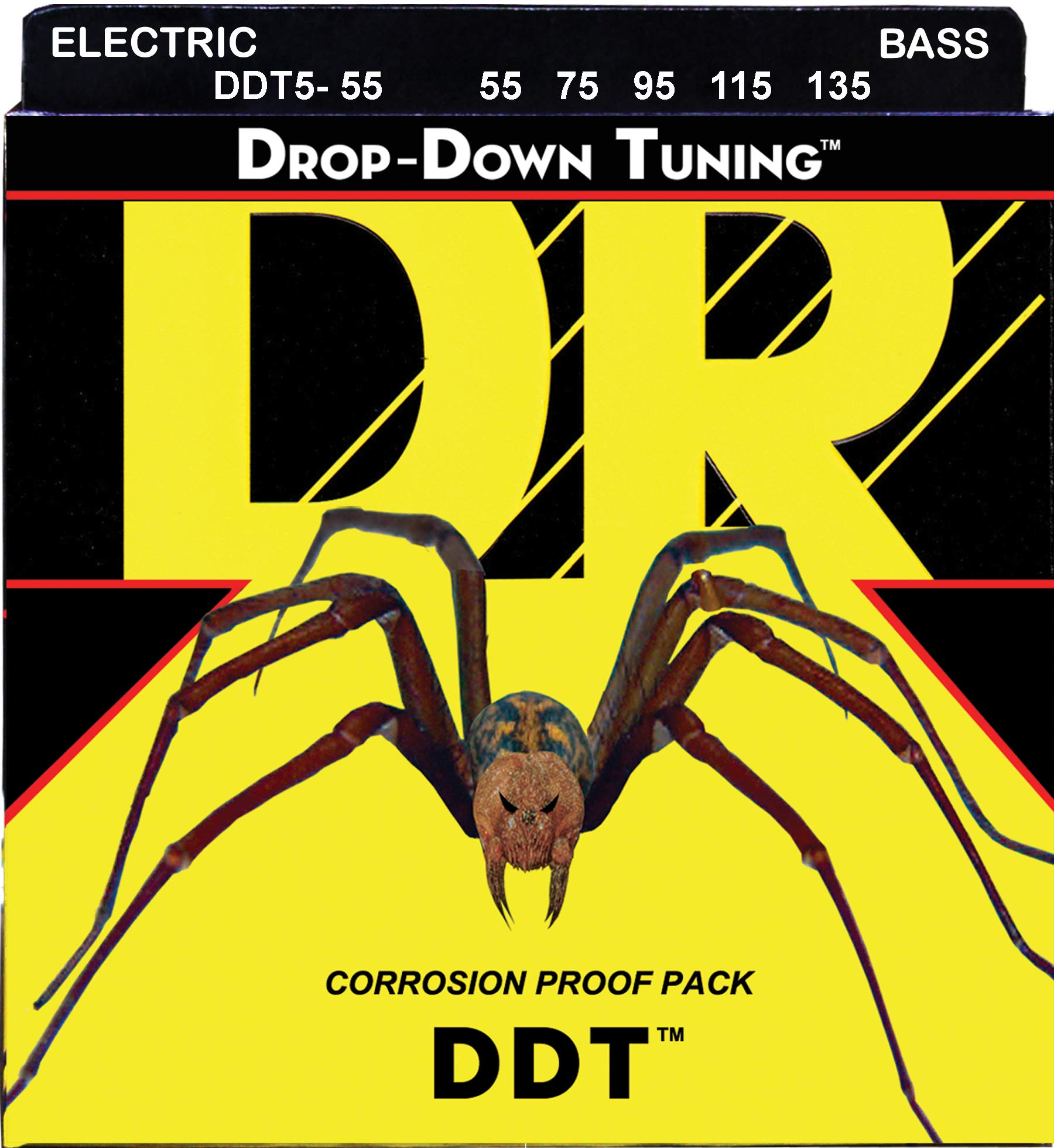 DR Strings DDT Acoustic Guitar Strings (DDT5-55)