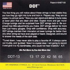 DR Strings DDT Electric Guitar Strings (DDT-13)