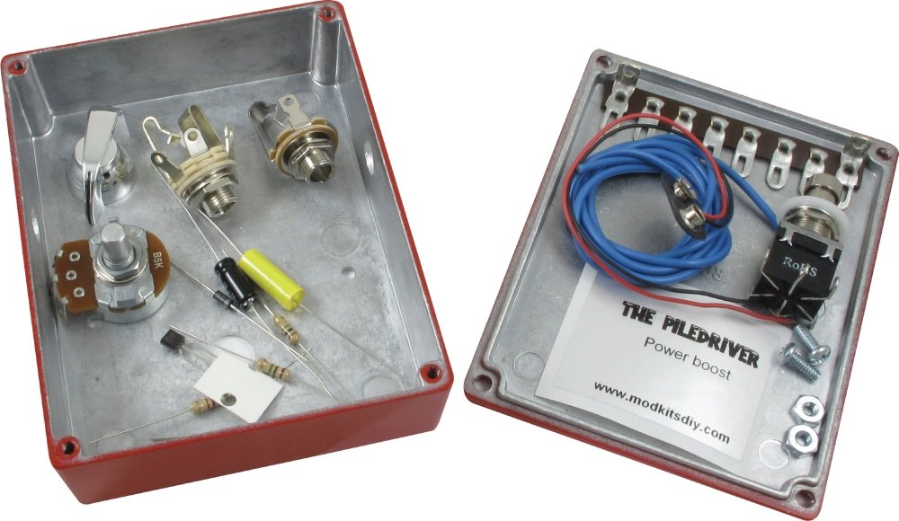 Mod Kits DIY The Piledriver Power Boost Effects Pedal Kit