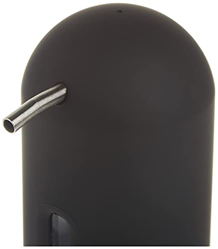 Umbra - 330190-040 Penguin Pump, Kitchen Soap Dispenser, Also Works with Hand Sanitizer, 12 oz (355 ml), Black