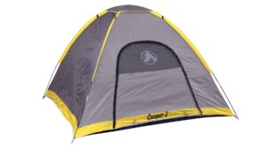 gigatent 2-3 person camping tent – spacious, lightweight, heavy duty - weather and flame resistant outdoor hiking gear – fast and easy set-up – 7’x7’ floor, 51” peak height