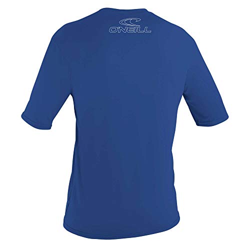 O'Neill Men's Basic Skins Rash Tee, Royal - Adult M