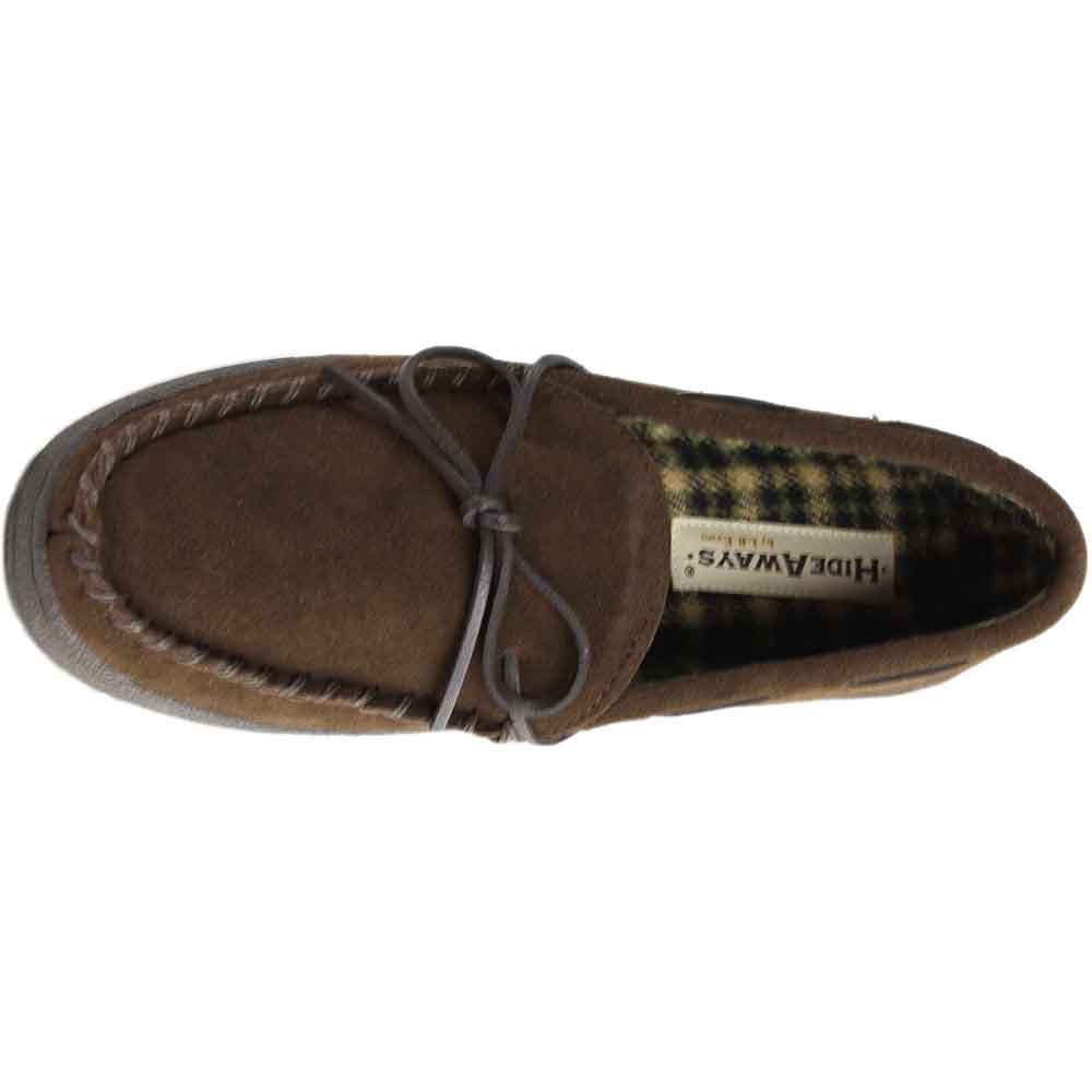 L.B. Evans Men's Marion Moccassin, Chocolate, 12 M US