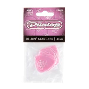 Dunlop Delrin®, Light Pink, .46mm, 12/Player's Pack