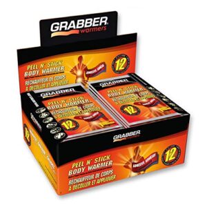 grabber warmers grabber 12+ hours peel n' stick body warmer, 40-count