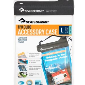 Sea to Summit Waterproof TPU Accessory Case, Large (8.5 x 6 inches), Black