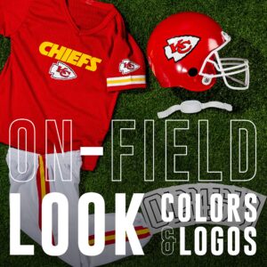 Franklin Sports Kansas City Chiefs Kids Football Uniform Set - NFL Youth Football Costume for Boys & Girls - Set Includes Helmet, Jersey & Pants - Small