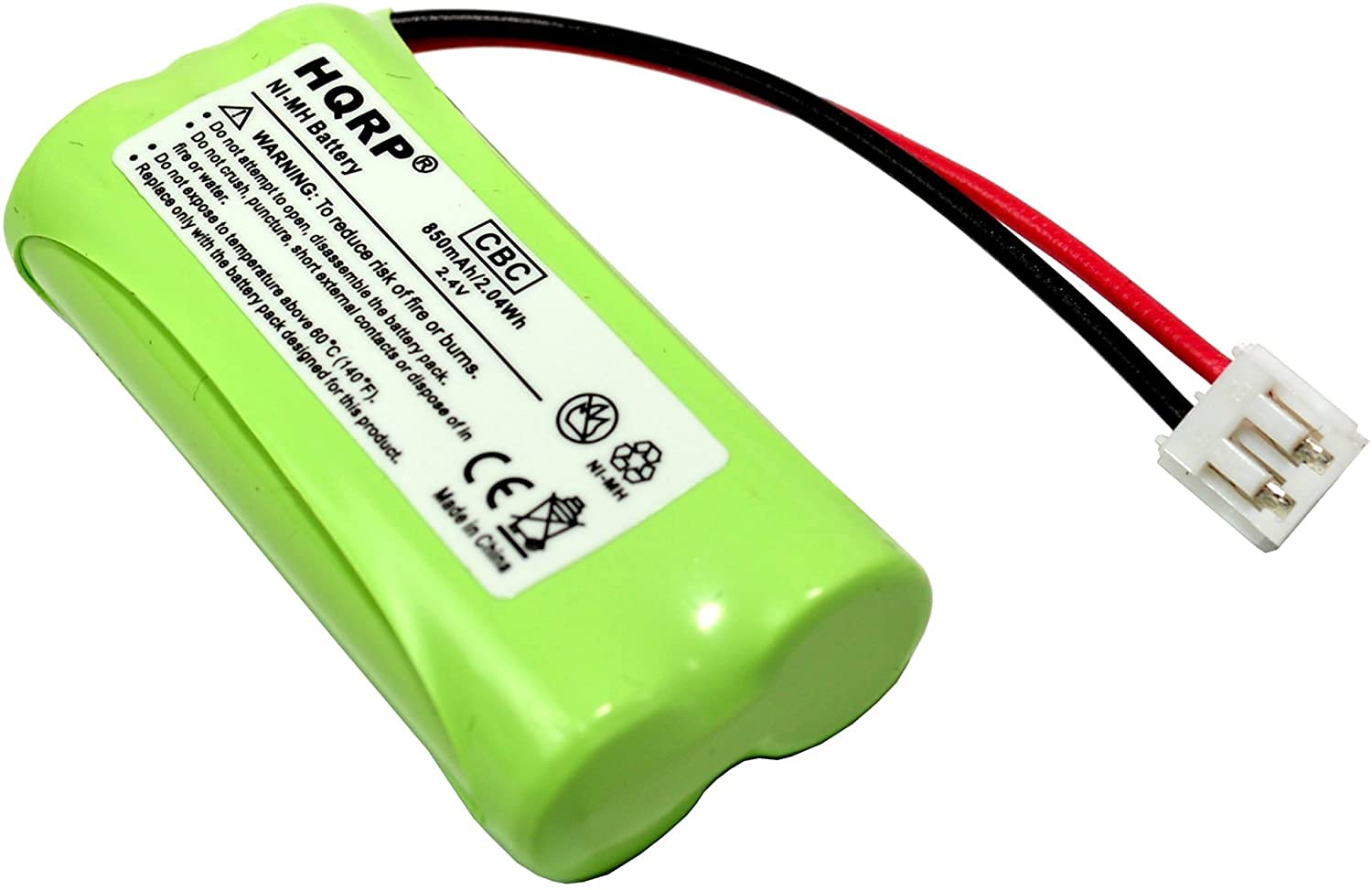 HQRP Phone Battery Compatible with Sanik 2SV-AAA65H-S-J1 2SN-AAA65H-S-J1 General Electric GE 5-2826 28871 28871FE2-A 5-2814/52814, 28811 28811FE2-A 28811FE2 28851 27902 27950 27951 Cordless Telephone