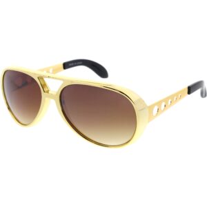 zerouv classic tcb elvis celebrity style aviator sunglasses