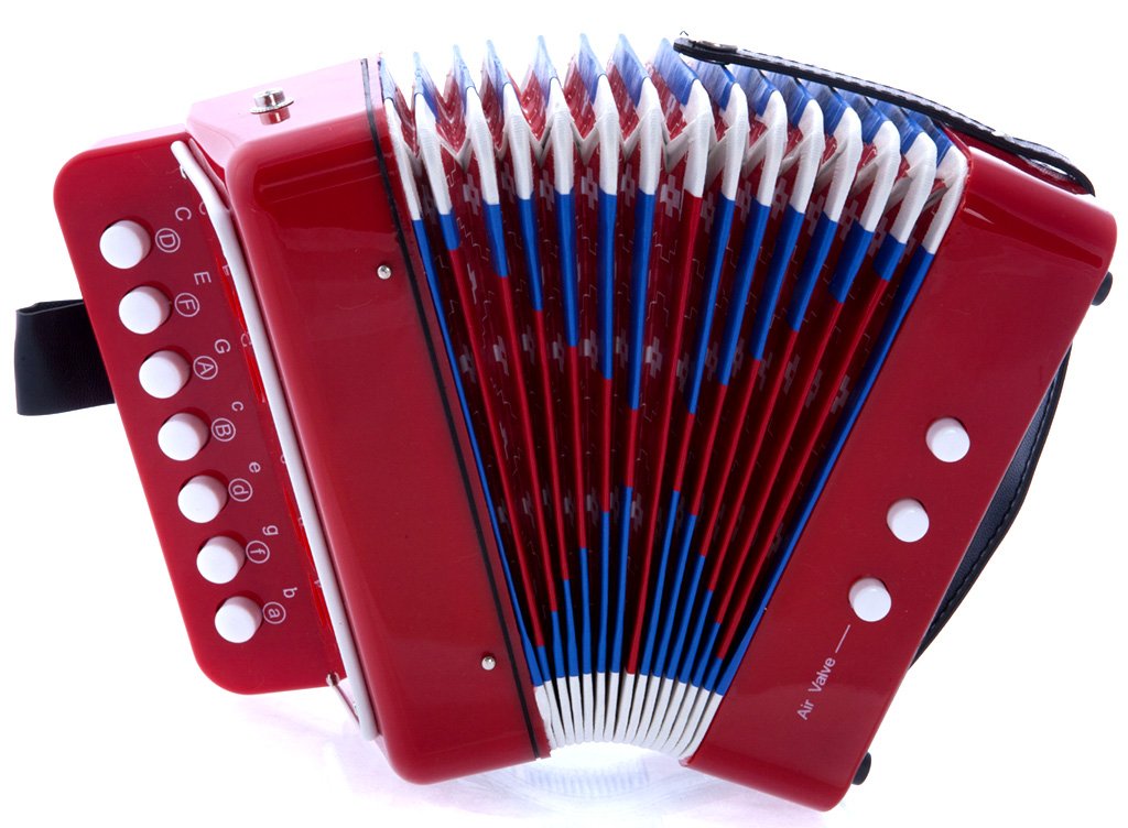 D'Luca G105-RD Child Button Accordion Red