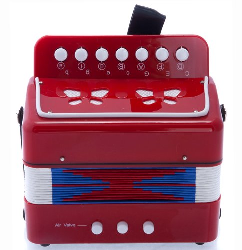 D'Luca G105-RD Child Button Accordion Red