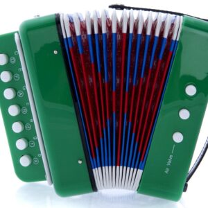 D'Luca G105-GR Child Button Accordion, Green