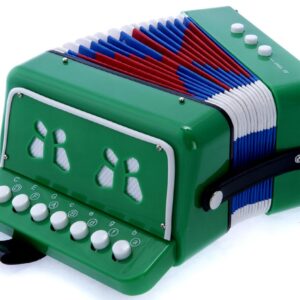 D'Luca G105-GR Child Button Accordion, Green