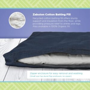 Bean Products Zabuton Meditation Cushion, Small, Natural - 10oz Cotton