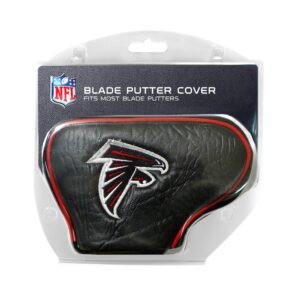 team golf nfl atlanta falcons golf blade putter cover golf club blade putter headcover, fits most blade putters, scotty cameron, taylormade, odyssey, titleist, ping, callaway