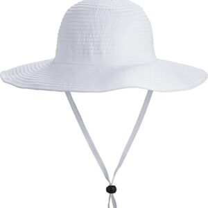 Coolibar UPF 50+ Women's Shelly Shapeable Travel Sun Hat - Sun Protective (One Size- White)