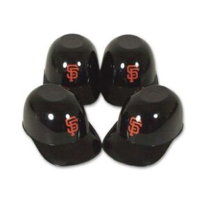 SAN FRANCISCO GIANTS BATTING HELMET ICE CREAM SNACK BOWLS 4PK