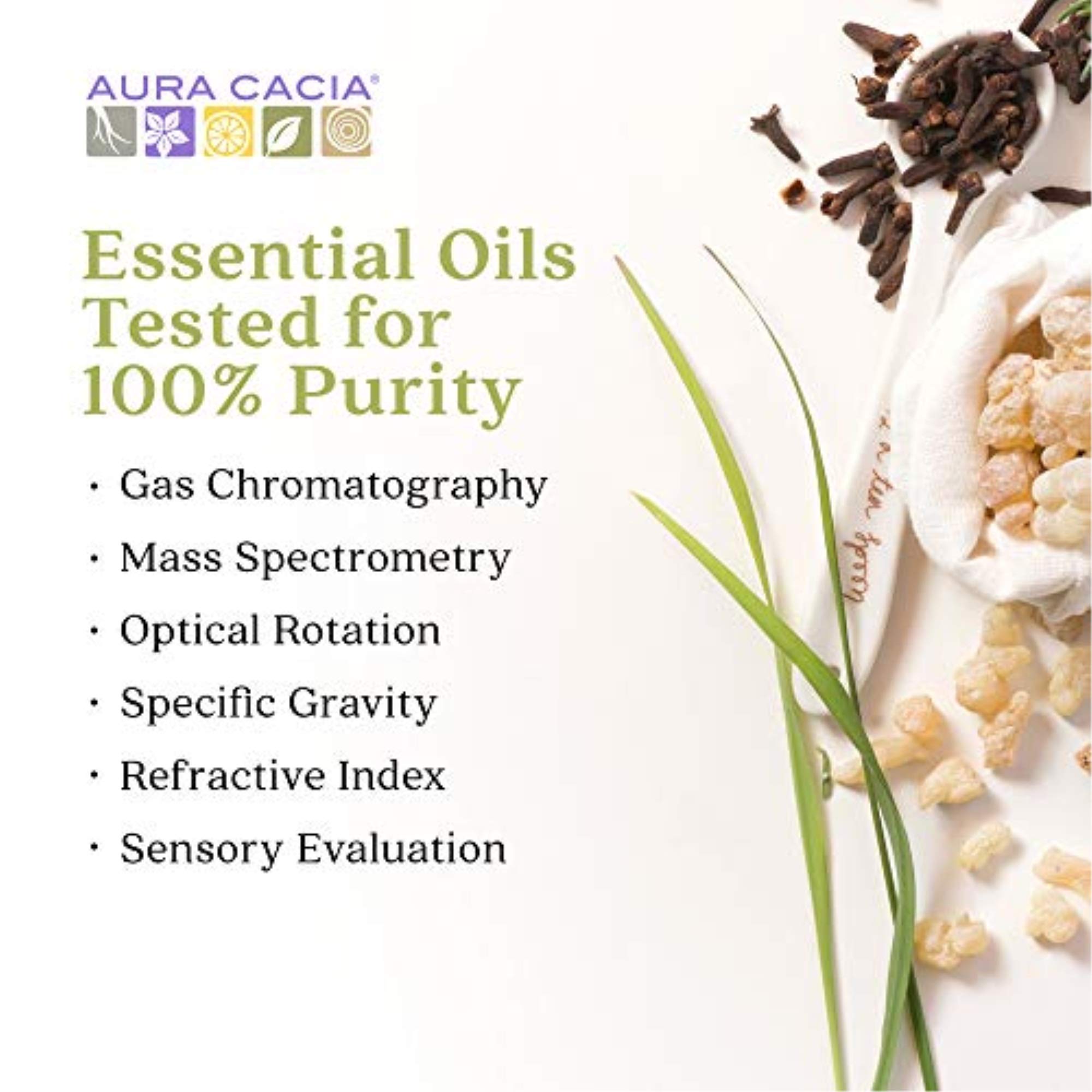 Aura Cacia Certified Organic Pure Eucalyptus Essential Oil | 0.25 fl. oz. | Eucalyptus radiata