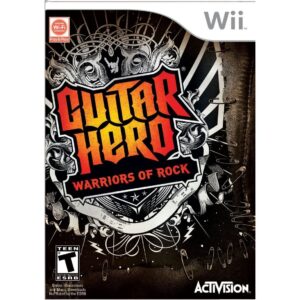 guitar hero: warriors of rock stand-alone software - nintendo wii