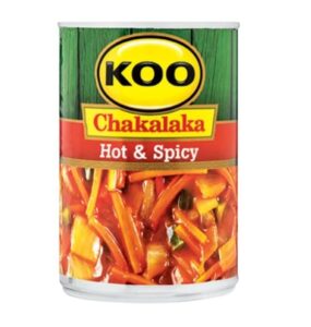 koo hot and spicy chakalaka 410g