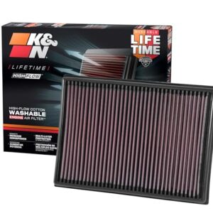 K&N Engine Air Filter: Increase Power & Towing, Washable, Premium, Replacement Air Filter: Compatible with 2010-2019 Toyota/Lexus SUV V6/V8 (4runner, GX460, Land Cruiser, FJ Cruiser, Prado), 33-2438