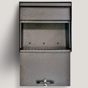 Mail Boss 7164 Metro, Bronze High Capacity Wall Mounted Locking Security Mailbox