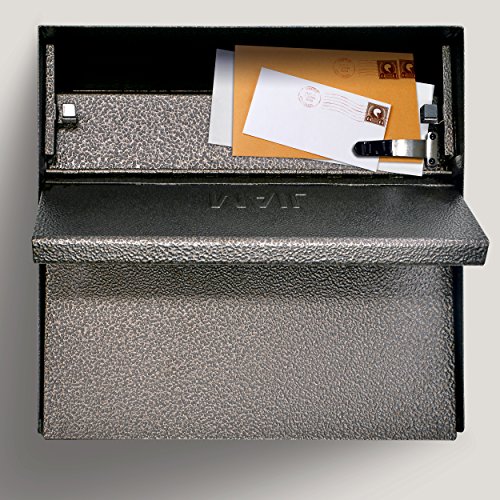 Mail Boss 7164 Metro, Bronze High Capacity Wall Mounted Locking Security Mailbox