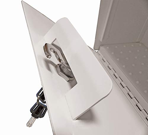 Mail Boss 7163 Metro Locking Security Wall Mount Mailbox, Cream White