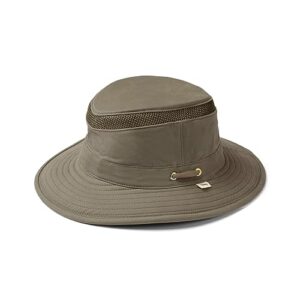 tilley womens t5mo organic airflo sun hat, olive, 7 5/8 us