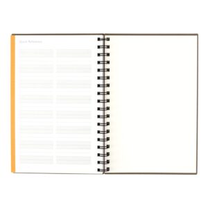 AT-A-GLANCE PLAN.WRITE.REMEMBER. 80620330 Planning Notebook Two Days Per Page, 6 x 9, Gray