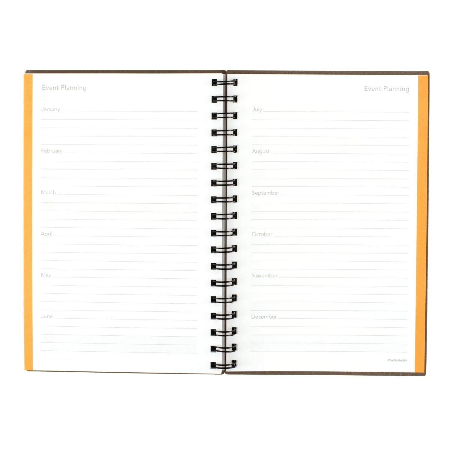 AT-A-GLANCE PLAN.WRITE.REMEMBER. 80620330 Planning Notebook Two Days Per Page, 6 x 9, Gray