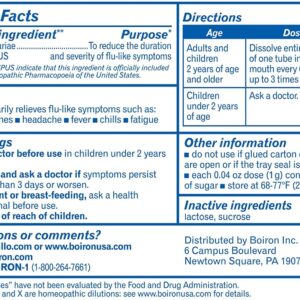 Boiron Oscillococcinum 12 Dose