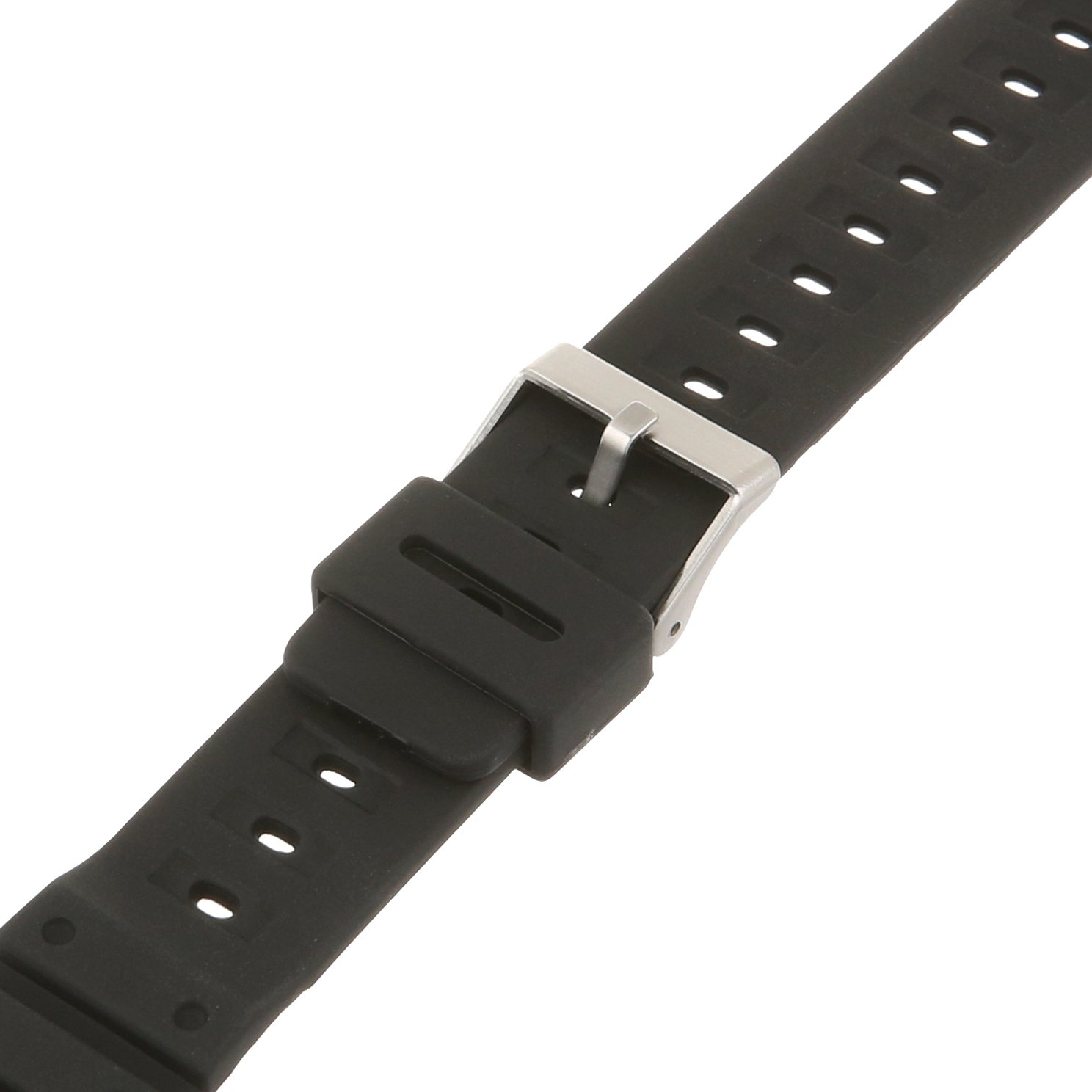 Timex Men's Q7B725 Resin Performance Sport 20mm Black Replacement Watch Band