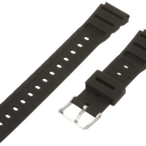 Timex Men's Q7B725 Resin Performance Sport 20mm Black Replacement Watch Band