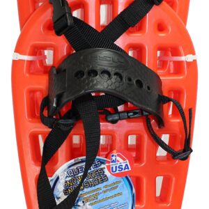 Emsco Group 1127 ESP SNO Dogs Kid's Poly Snowshoes-for Beginners Snoeshoes, Orange