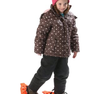 Emsco Group 1127 ESP SNO Dogs Kid's Poly Snowshoes-for Beginners Snoeshoes, Orange