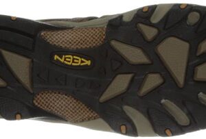 KEEN Voyageur Hiking Shoe - Men's Black Olive/Inca Gold, 14.0