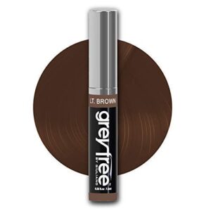 GREYFREE root touch-up hair mascara temporary gray roots concealer Light-Brown