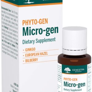 Genestra Brands Micro-gen | Gingko, European Hazel, and Bilberry Herbal Supplement | 0.5 fl. oz.