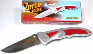 8 1/4" zeppelin folder single blade locking tacticle knife