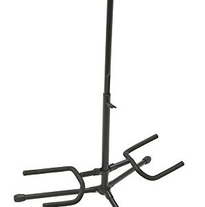 On-Stage GS7221BD Deluxe Folding Double Guitar Stand,Black