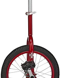 Fun 16 Inch Wheel Unicycle with Alloy Rim, Red