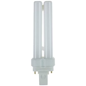 Sunlite FDL22 Fluorescent Quad Tube Plug-in Bulb, 22 Watt, 10,000 Hour Life Span, GX32D-2 Base, 1050 Lumens, for Fluorescent Ceiling Fixtures, 5000K Daylight, 1 Pack