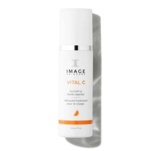 image skincare, vital c hydrating facial cleanser, gentle face wash with vitamin c, e and a, 6 fl oz