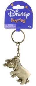 disney eeyore brass key ring, gold