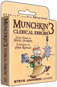 steve jackson games munchkin 3 - clerical errors, multi