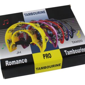 YMC Half Moon Tambourine Double Cutaway TAM20-YW -Yellow