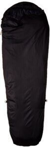 snugpak softie elite 3 sleeping bag, 23 degree, expanda panel system for extra space, black